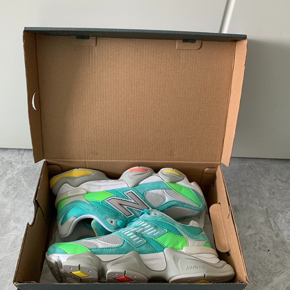 DTLR x New Balance 9060 Cyan Gradient Sneakers